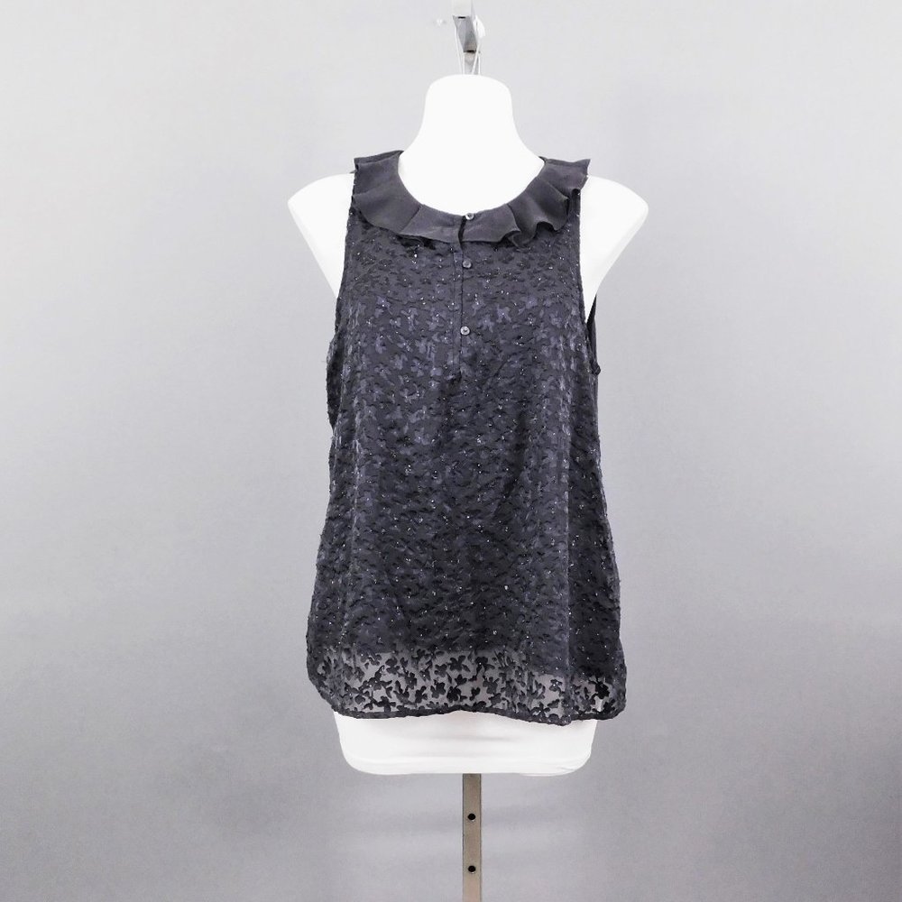 LC Lauren Conrad Women Shirt Dark‎ Gray L